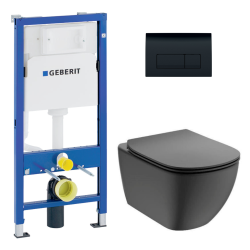 Duofix pack WC bâti-support + WC suspendu sans bride Ideal Standard avec abattant SoftClose + plaque (GEBTEBMA01-FR)
