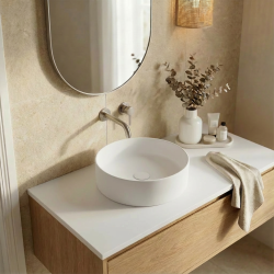 Ceramia PixL 36 x 12,5 cm vasque à poser Infinitio, sans trop-plein, blanc mat (CEPX3636WM)