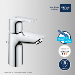 START EDGE Mitigeur monocommande lavabo, Taille S, Chrome (24196001)