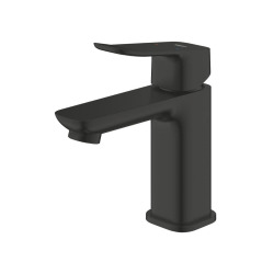 Dice mitigeur monocommande de lavabo à levier avec vidage Clic-Clac, noir mat (1018572430)
