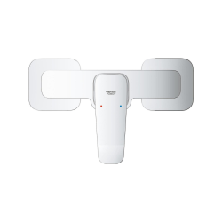 Dice mitigeur douche mural à levier 150 mm sans ensemble de douche, chrome brillant (1018740000)