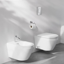 Dice mitigeur monocommande de bidet à levier avec vidage, chrome brillant (1018770000)