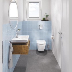  Dice mitigeur monocommande de lavabo à levier avec vidage Clic-Clac, chrome brillant (1018570000)