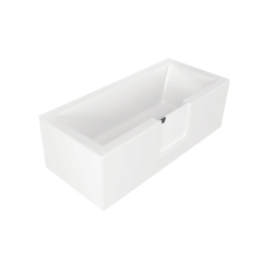 Baignoire PMR 150x75 cm avec porte ouverture à gauche, 228L, blanc (SATVD150L)