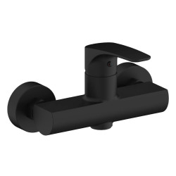 Project mitigeur de douche mural à levier 150 mm, sans set de douche, noir mat (SATBSPRO268C)