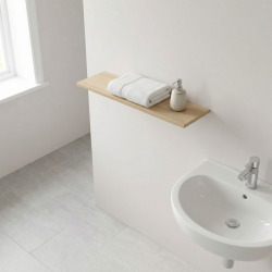 Plan Naturel Stilla 120x2,5x46 cm marron (STILLAF12006)