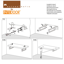 Accessoires en acier inoxydable Naturel Dolce 45 cm CONSOLE (KONZOLEH)
