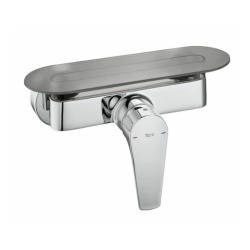 Atlas étagère de douche 25,8 cm en plastique, gris (A5B4961TP0)