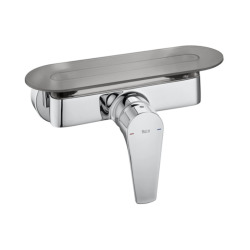 Atlas étagère de douche 25,8 cm en plastique, gris (A5B4961TP0)