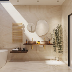 Dark set mitigeur lavabo à levier + mitigeur cuisine avec bras pivotant, or brossé (SATBSDA271BZ)