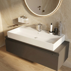 Lavabo à suspendre et à poser SAT Infinitio - 100,4x46,5 cm (SATINF10046)