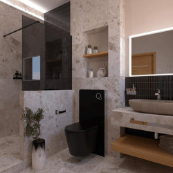 Glass bâti-support pour WC suspendu, hauteur 100,3 cm, double chasse 3/6 L, blanc (SATAMGW)