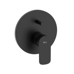 Cala mitigeur bain/douche à encastrer, à levier, sans ensemble de douche, noir mat (A5A066ENB0)