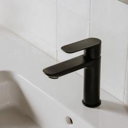 Cala mitigeur de lavabo à levier, sans vidage, noir mat (A5A326ENB0)