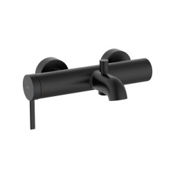 Ona mitigeur bain/douche mural à levier, sans ensemble de douche, noir mat (A5A029ENB0)