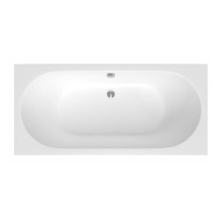 Aurum 170x80 cm baignoire rectangulaire en acrylique, orientation gauche et droite, sans pieds, blanc (SATVINF170)