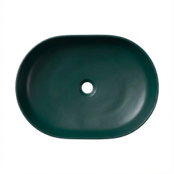 PixL 50 x 37 x 13,5 cm vasque à poser Infinitio, sans trop-plein, vert (CEPX5037GEM)