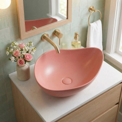 PixL 50,5 x 38 x 18 cm vasque à poser Infinitio, sans trop-plein, gris (CEPX5038GRM)