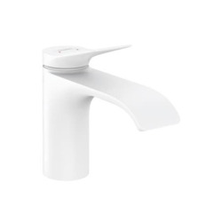 Vivenis mitigeur de lavabo à levier, taille S, sans vidage, blanc mat (75012700)