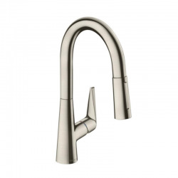 Hansgrohe Talis S 160. Mitigeur de cuisine avec douchette extractible, fini acier inoxydable (72815800)