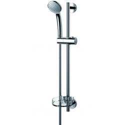 IDEALRAIN Barre de douche 60 cmDouchette 1 jet - Ø 8 cm - chrome (B9501AA)